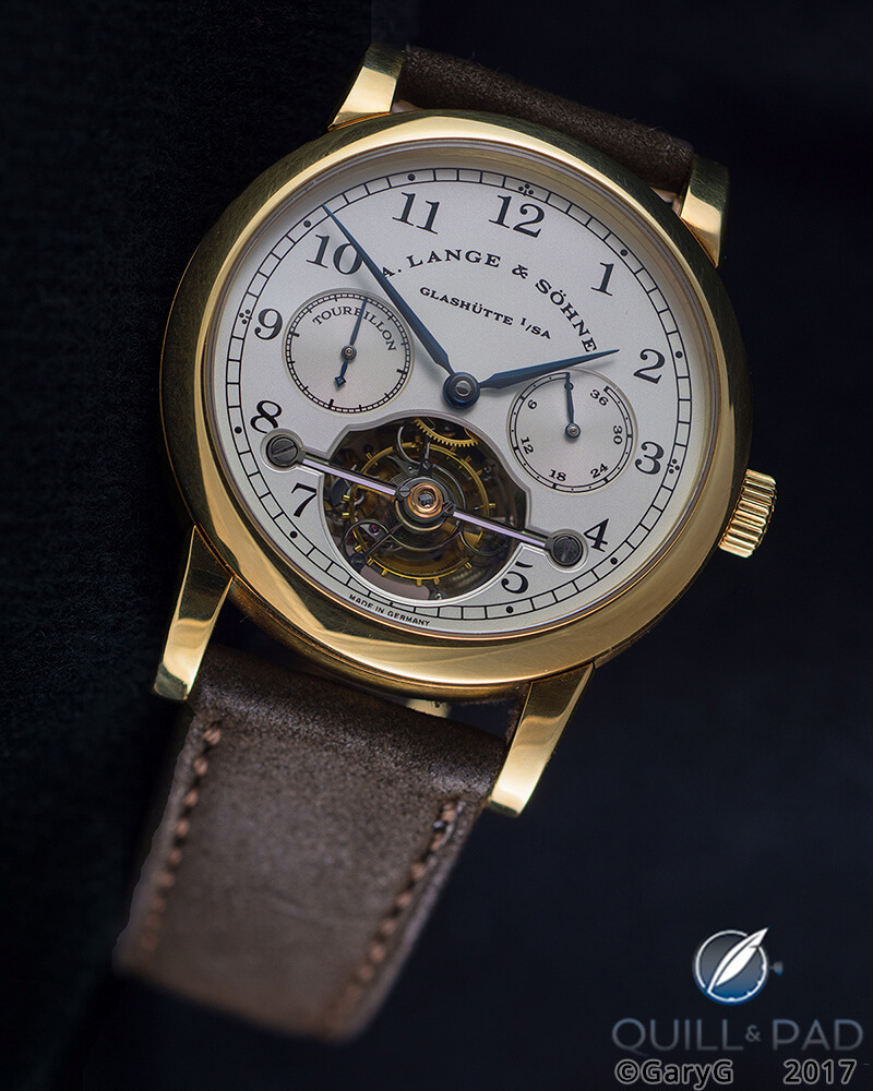 A. Lange & Söhne Pour le Mérite Tourbillon in yellow gold