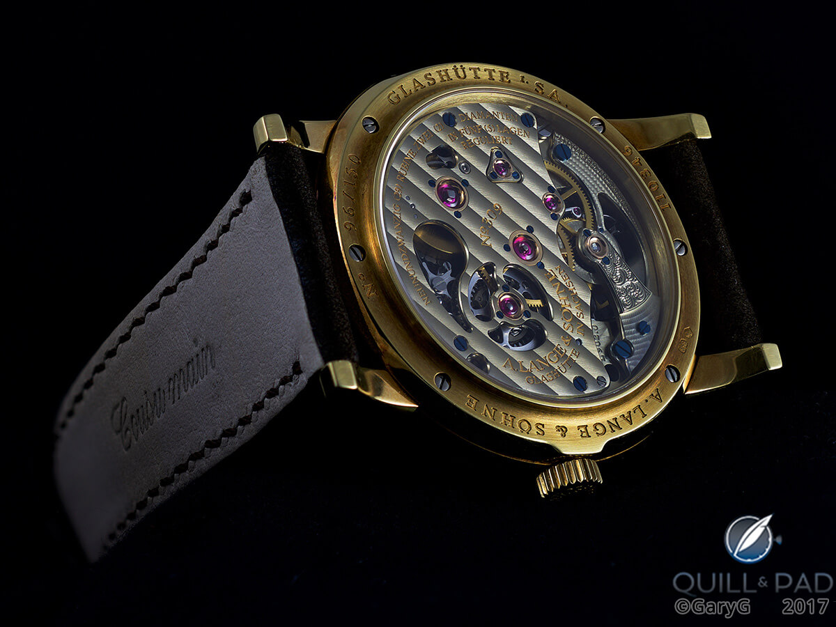 Movement view, A. Lange & Söhne Pour le Mérite Tourbillon