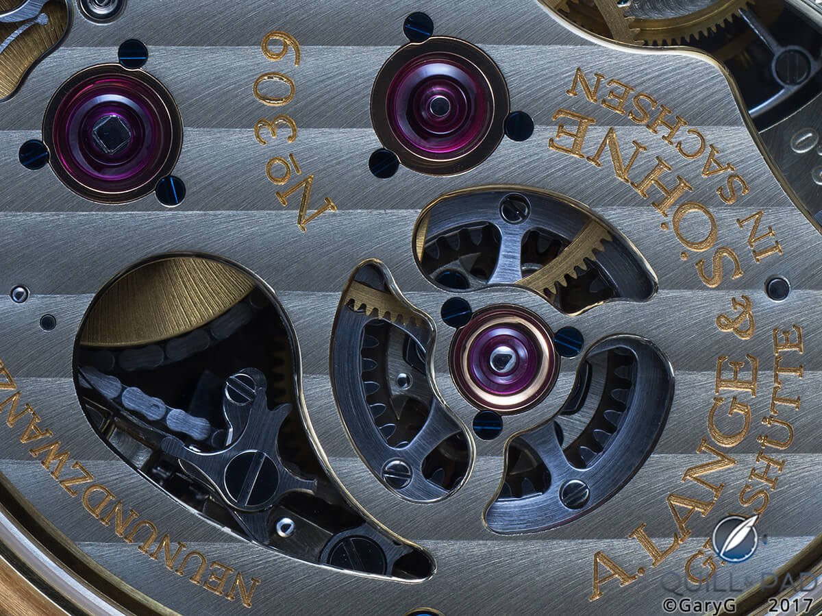 Detail view, A. Lange & Söhne Pour le Mérite Tourbillon movement