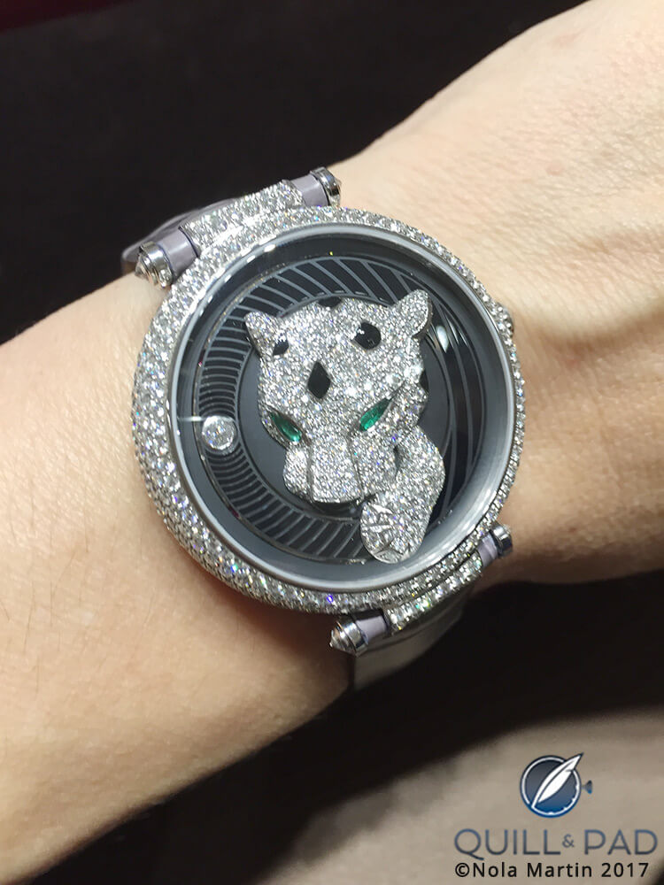 Cartier Panthère Joueuse on the wrist