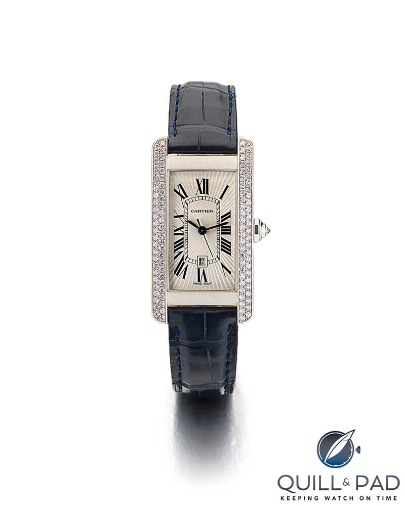Cartier Tank Américaine from the Bonham's Jackie Collins auction