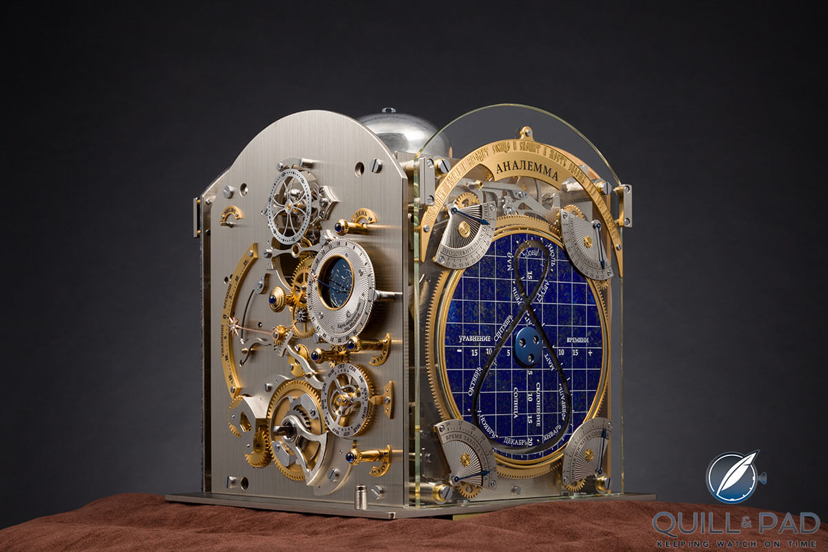 Movement of the Konstantin Chaykin Moscow Comptus Clock