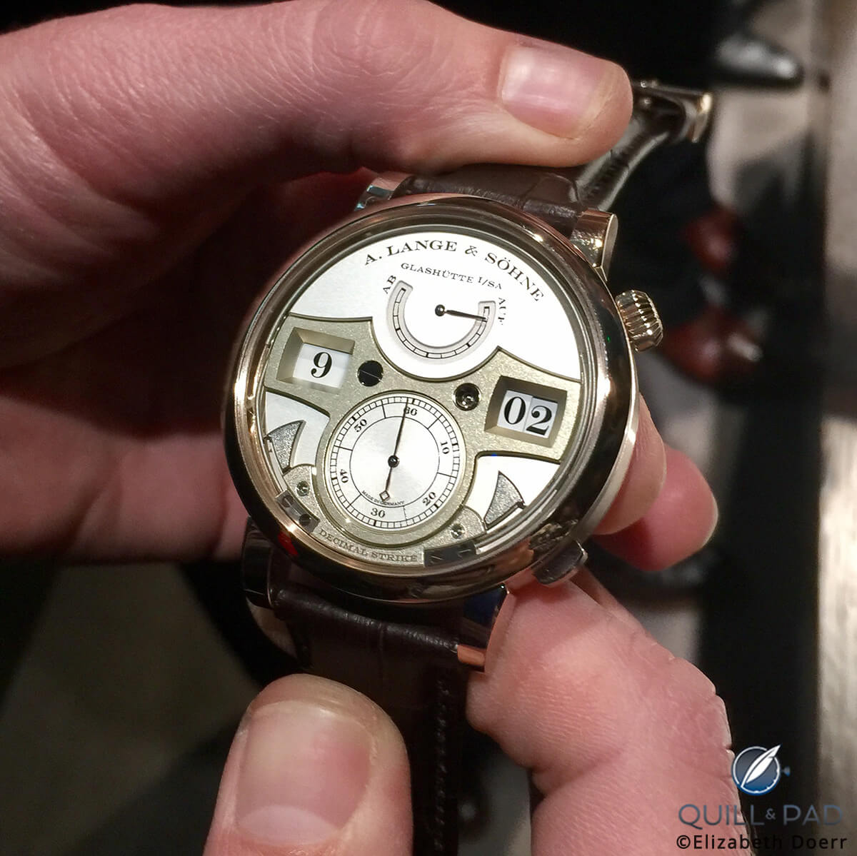 Lange Zeitwerk Decimal Strike