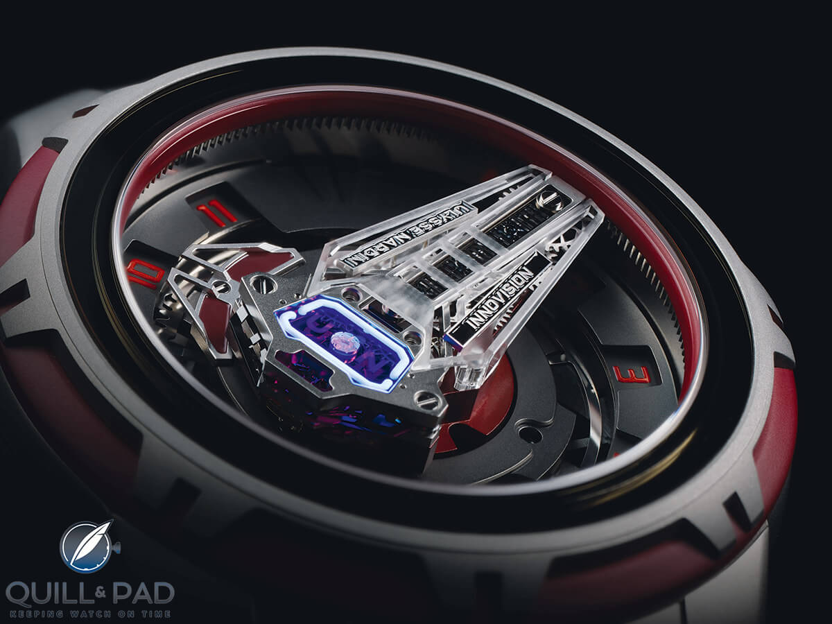 Minute hand of the Ulysse Nardin Innovision 2 