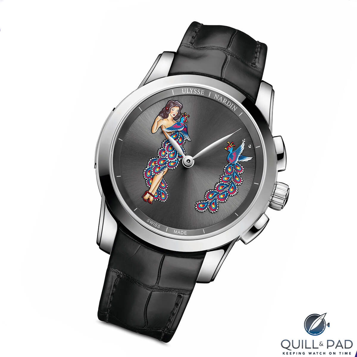 Ulysse Nardin Hourstriker Pinup in platinum