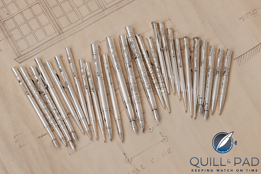 The Yard-O-Led pencil collection