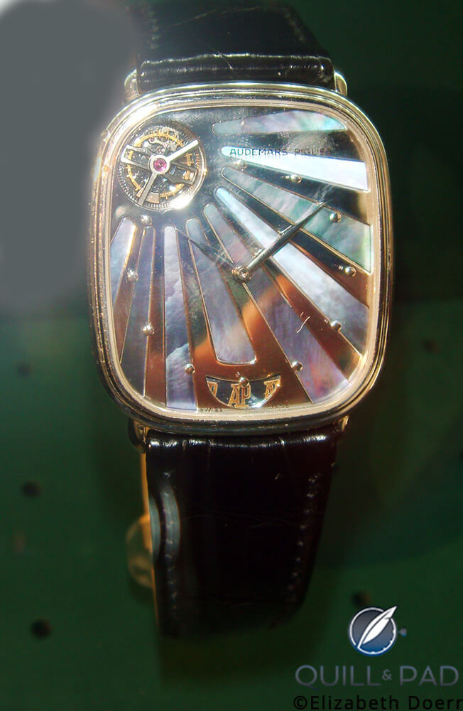 Audemars Piguet introduced the first serially produced tourbillon wristwatch in 1986