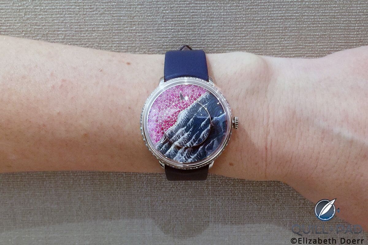 Faberge Lady Libertine III on the wrist