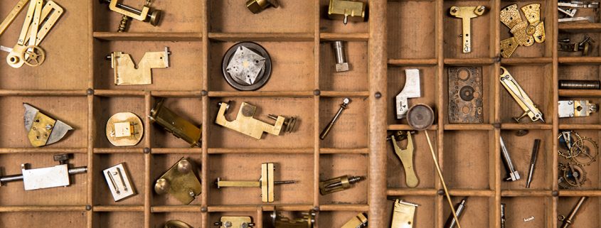 The Struthers workshop is a veritable treasure chest filled with the old, ancient, and even older