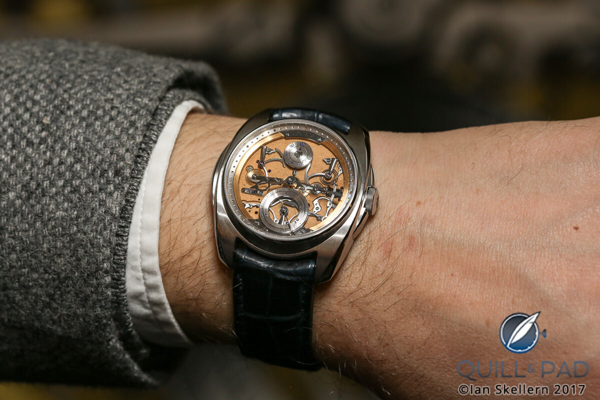 Akrivia AK-06 on the wrist