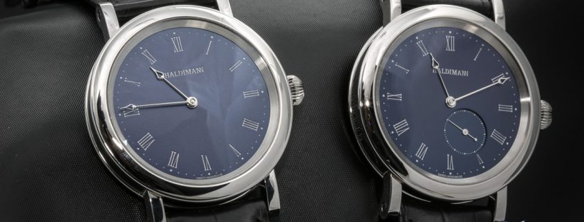 H11 (left) and H12 (small seconds) by Beat Haldimann