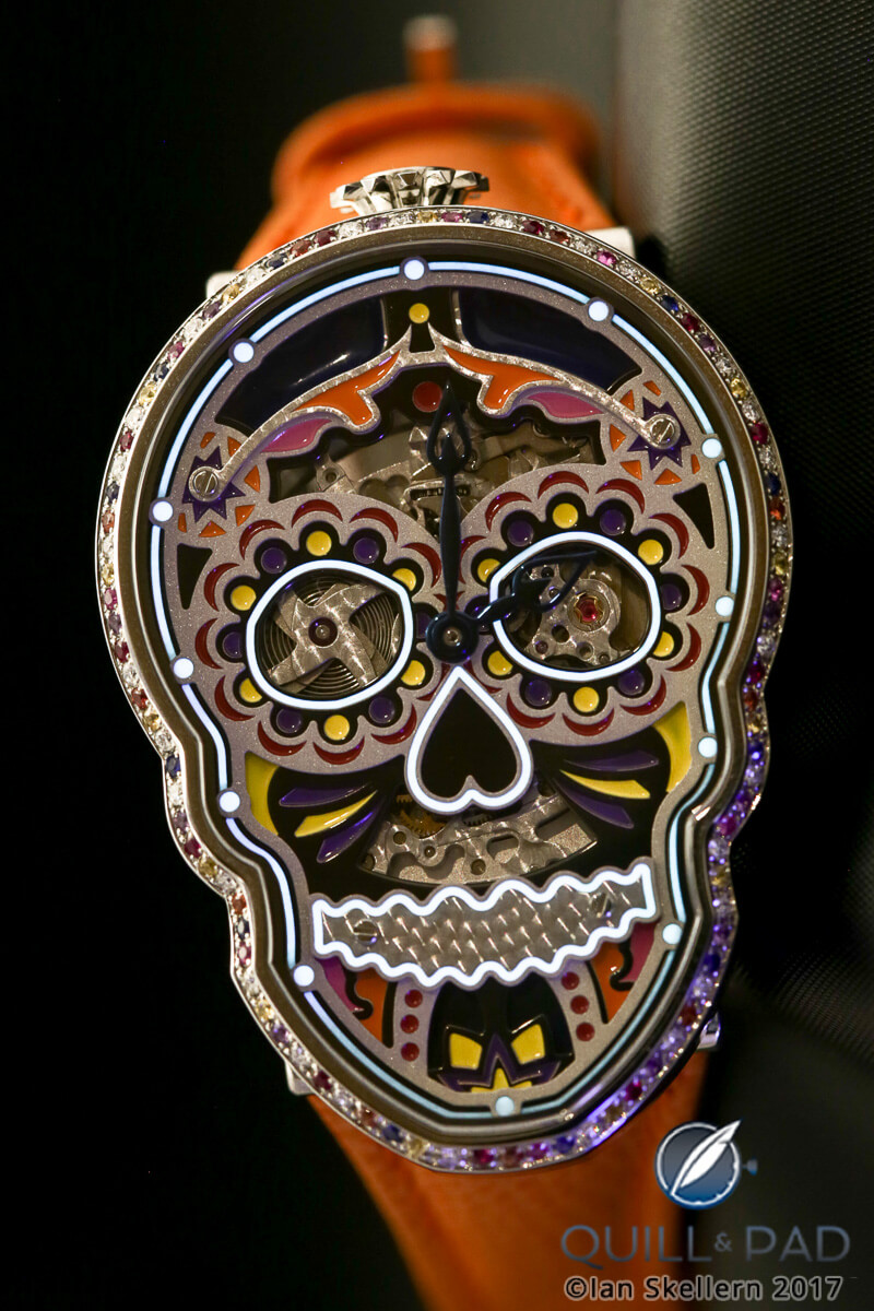 Fiona Kruger Celebration Skull gem-set lume shot