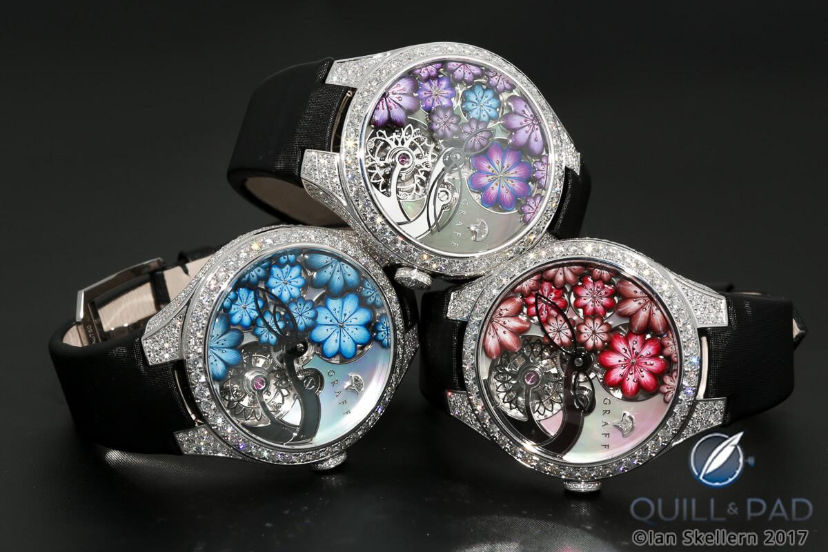 A bouquet of Graff Floral Tourbillons