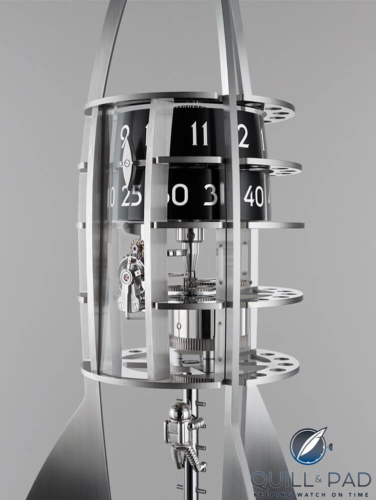 Clockwork of MB&F's Destination Moon