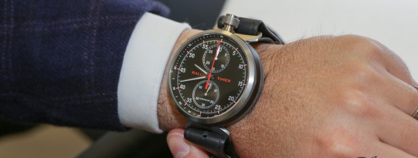 Montblanc Timewalker Chronograph Rally Timer Counter Limited Edition 100 on the wrist