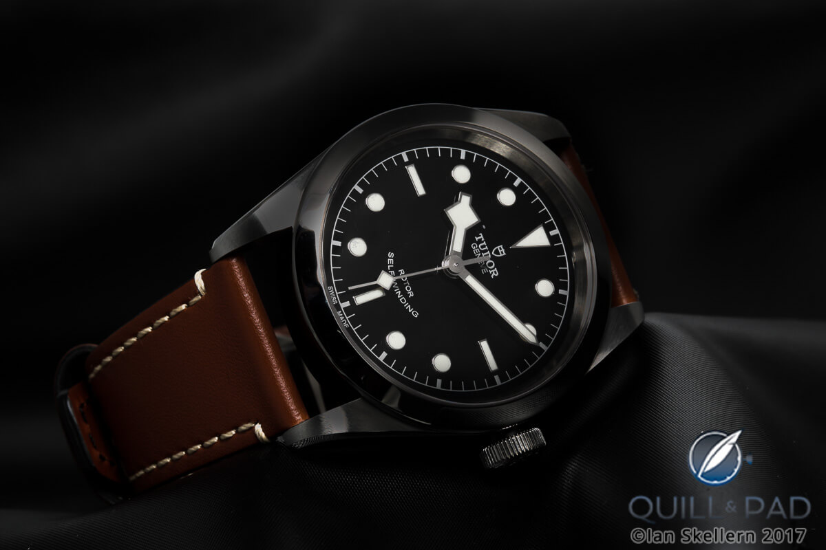 Tudor Black Bay lume shot