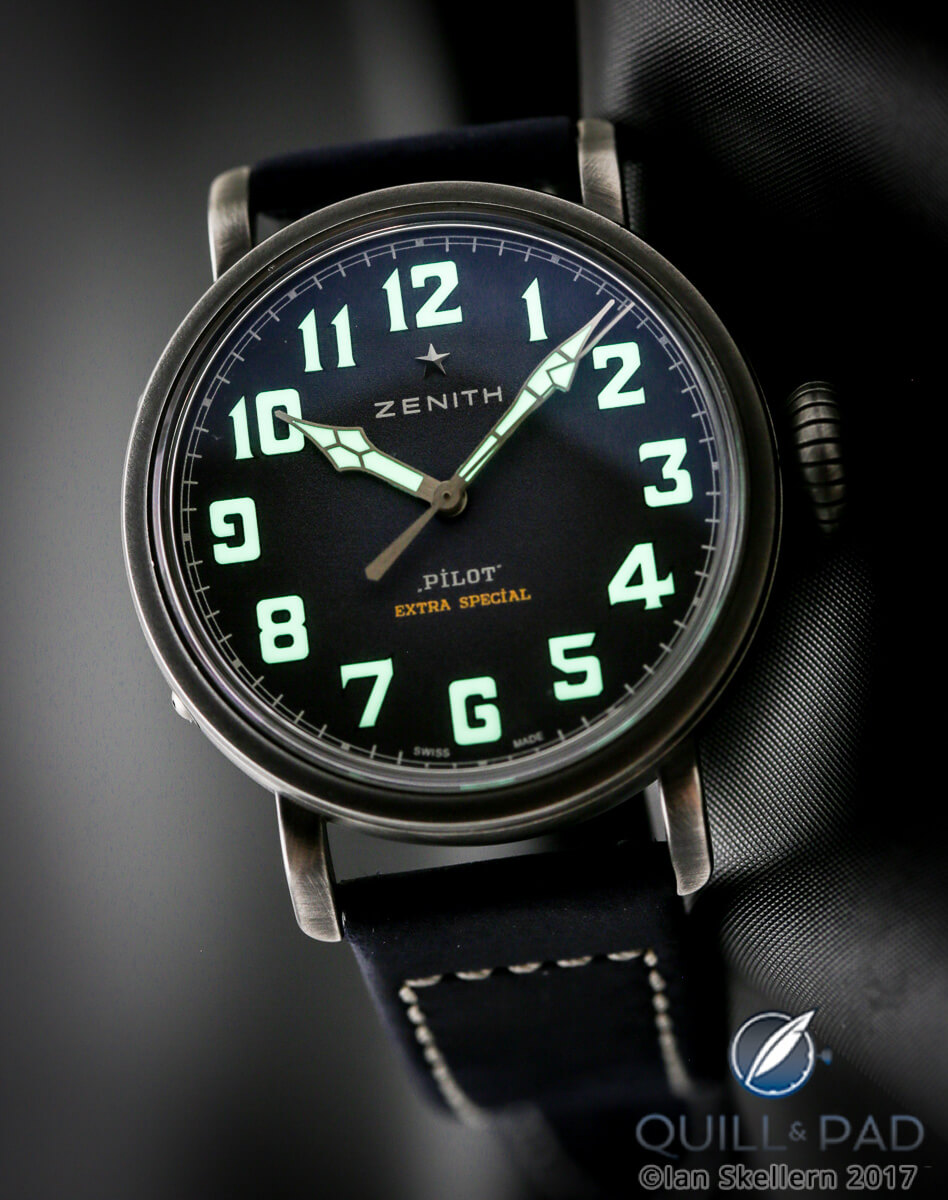 Zenith Pilot Extra Special lume shot
