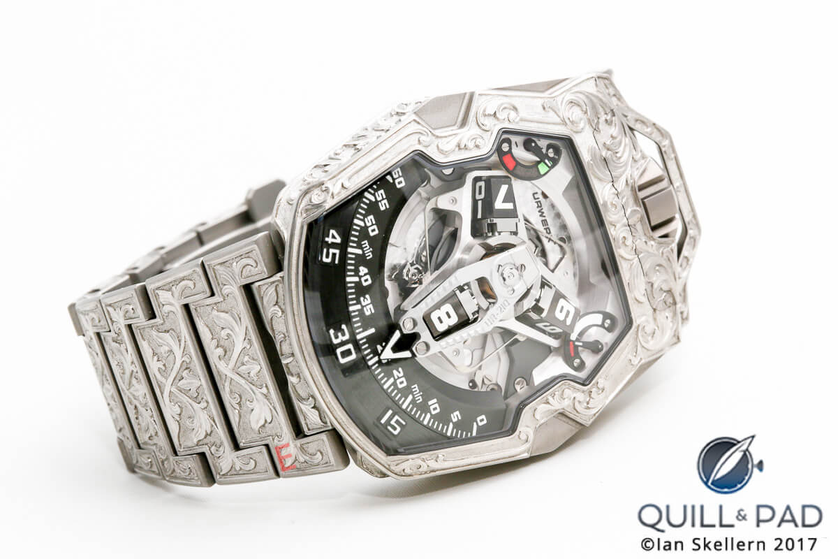Fully engraved Urwerk UR-210 Amadeus