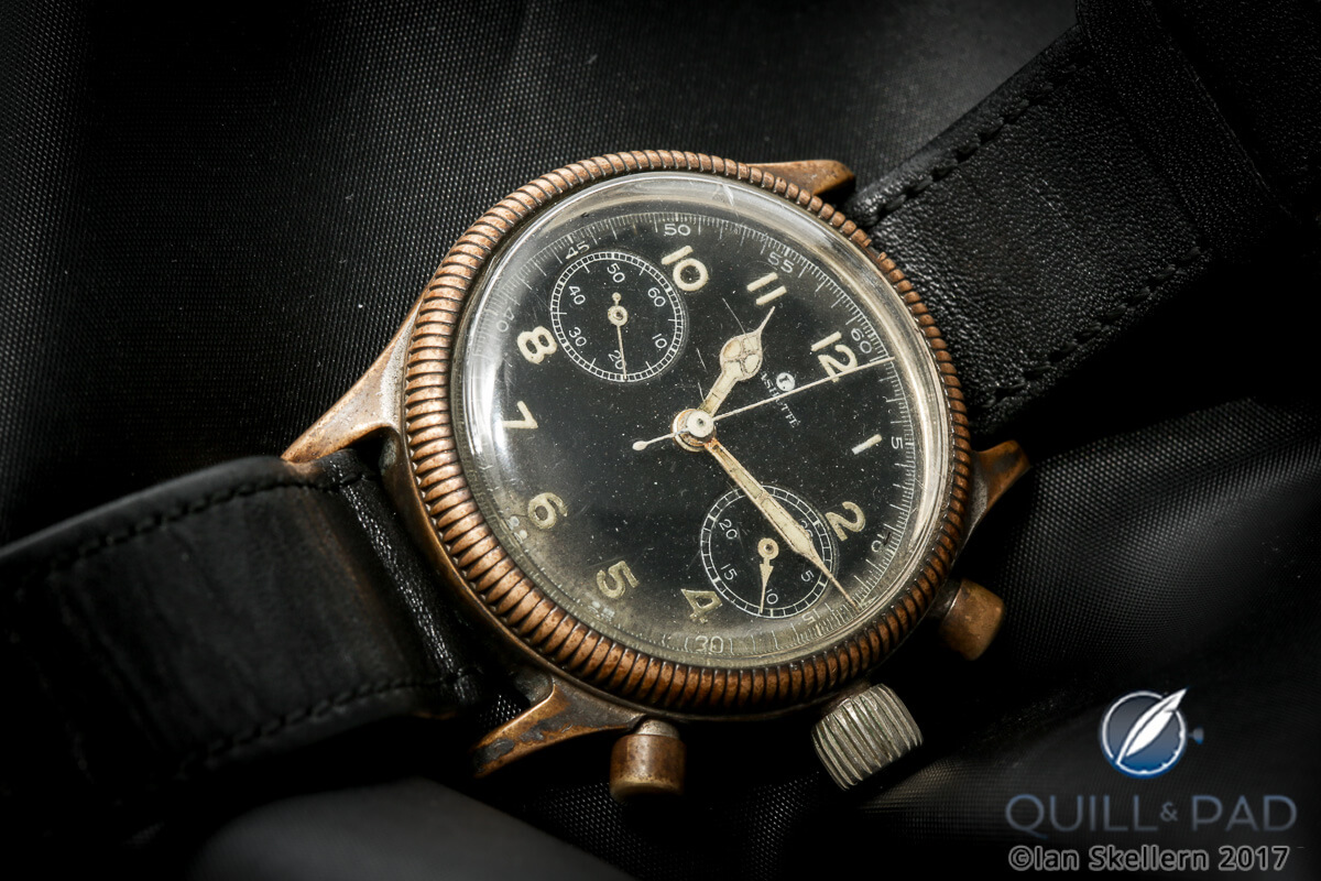 Original 1940s Tutima pilot's chronograph