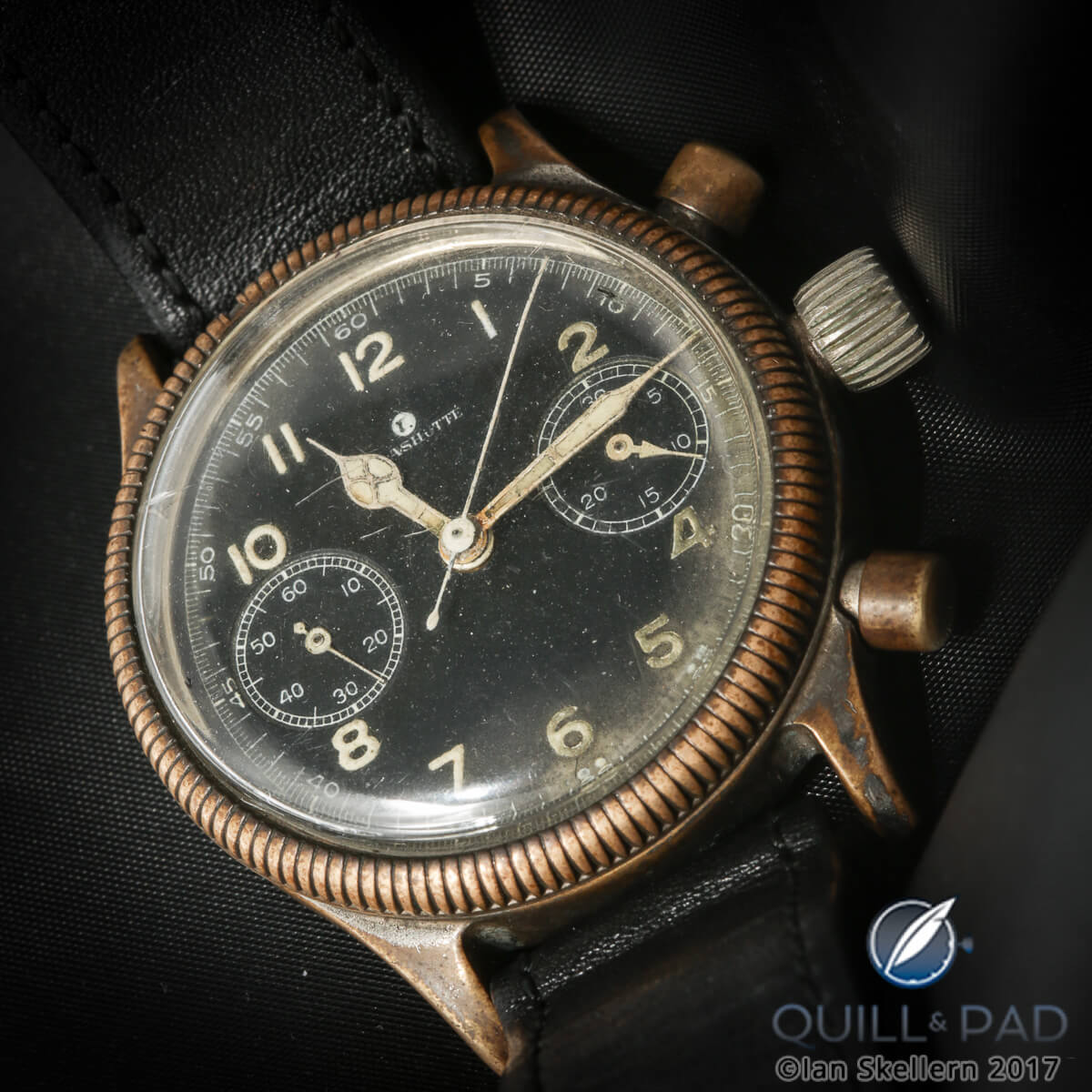 Original 1940s Tutima pilot's chronograph