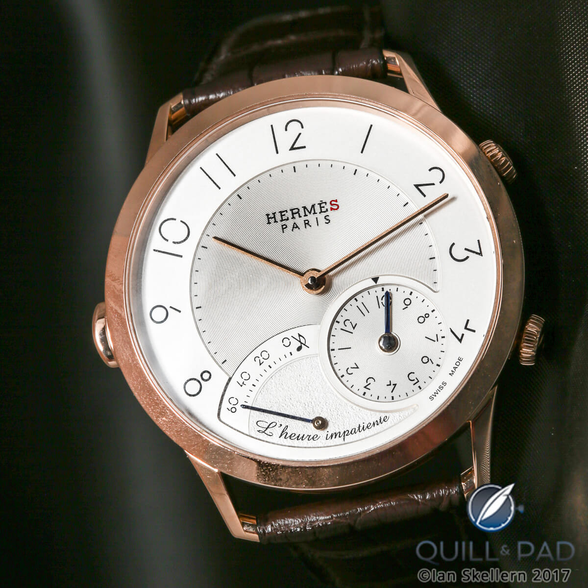 Slim d'Hermès L'Heure Impatiente.