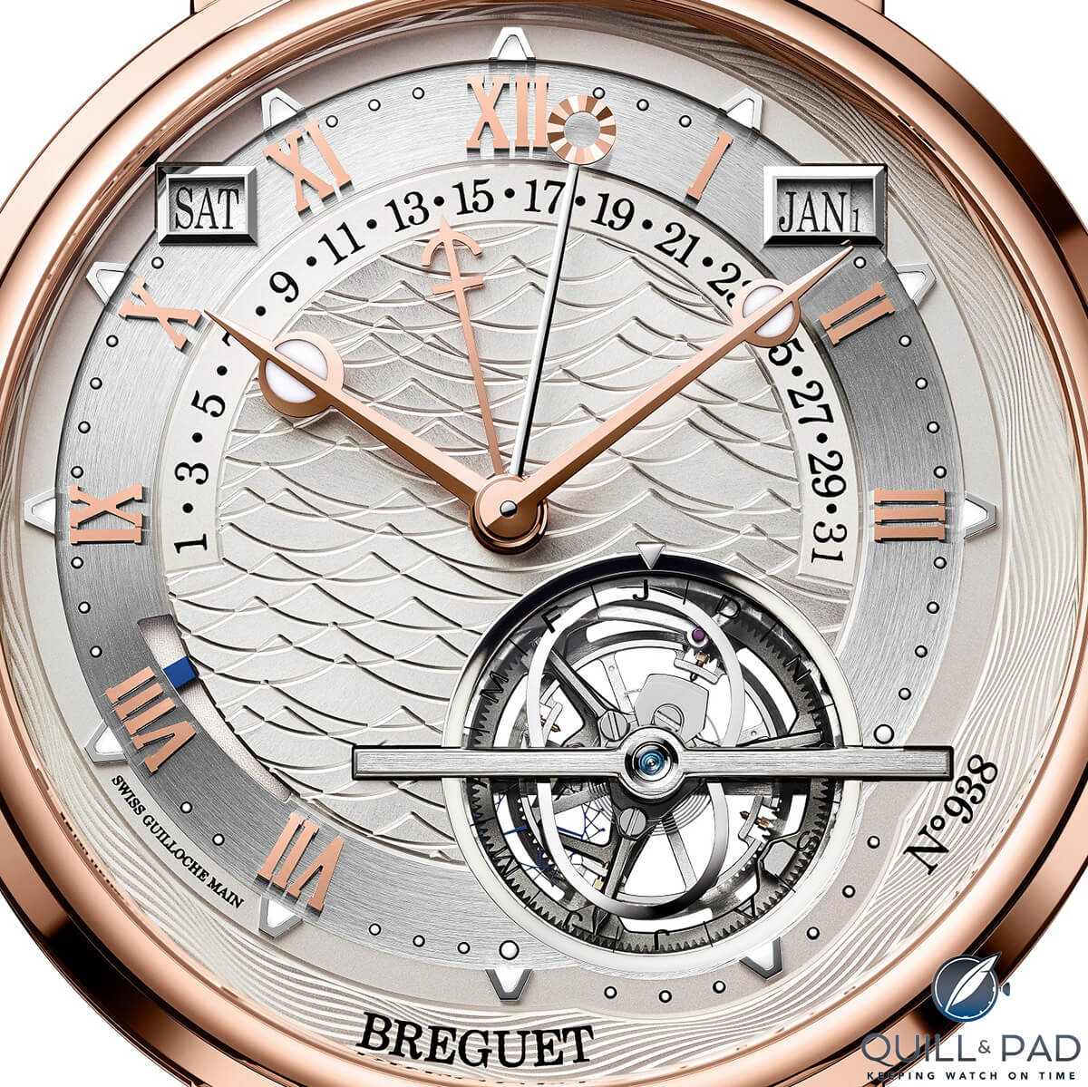 Dial of the Breguet Marine Équation Marchante Ref. 5887