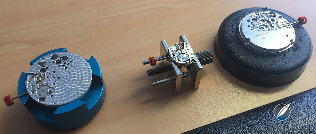Clever design: Jaeger-LeCoultre ébauche within a complicated watch for Van Cleef & Arpels