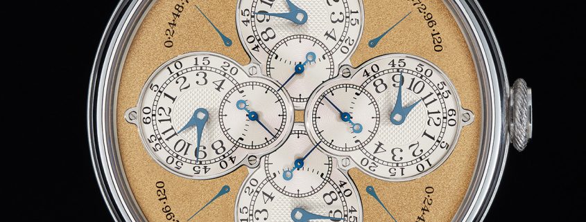 An Atom Moore Mashup of an F.P. Journe timepiece from the NAWCC exhibition ‘Watch Portraits’