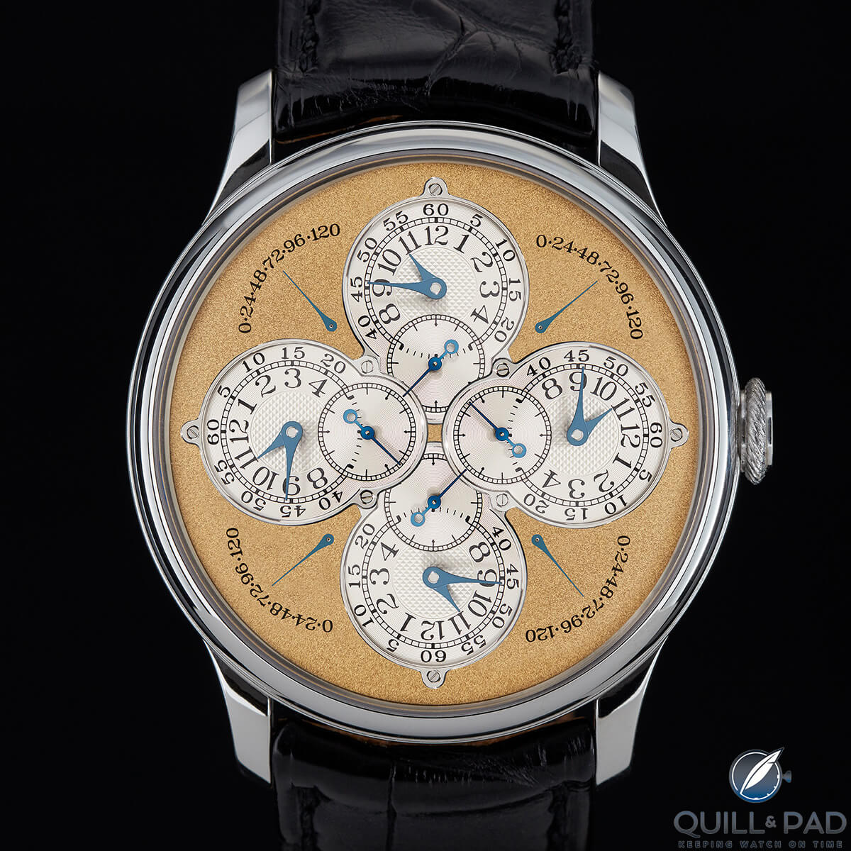 An Atom Moore Mashup of an F.P. Journe timepiece from the NAWCC exhibition ‘Watch Portraits’