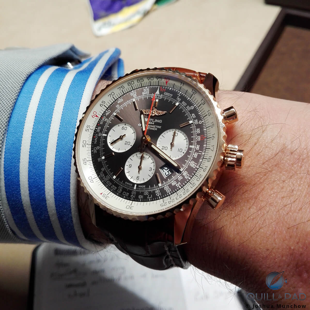 Breitling Navitimer Rattrapante wristshot