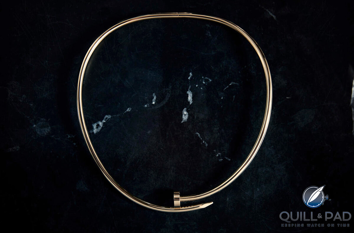 Cartier's Juste un Clou Torque necklace