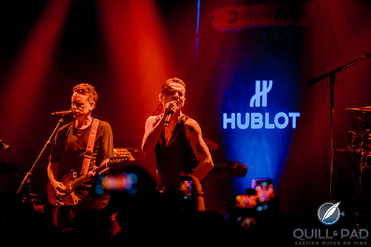 Depeche Mode private concert for Hublot at Baselworld 2017