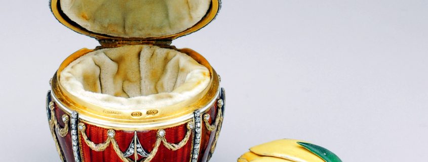 The Fabergé Rosebud Egg from 1895 (photo courtesy The Forbes Collection)