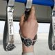 A bus strap turns into an interactive IWC Big Pilot