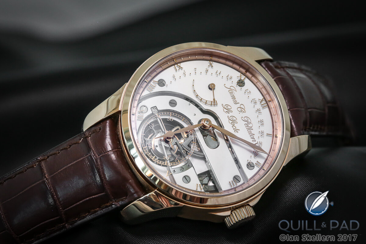 James Pellaton Chronometre Royal Marine tourbillon in red gold