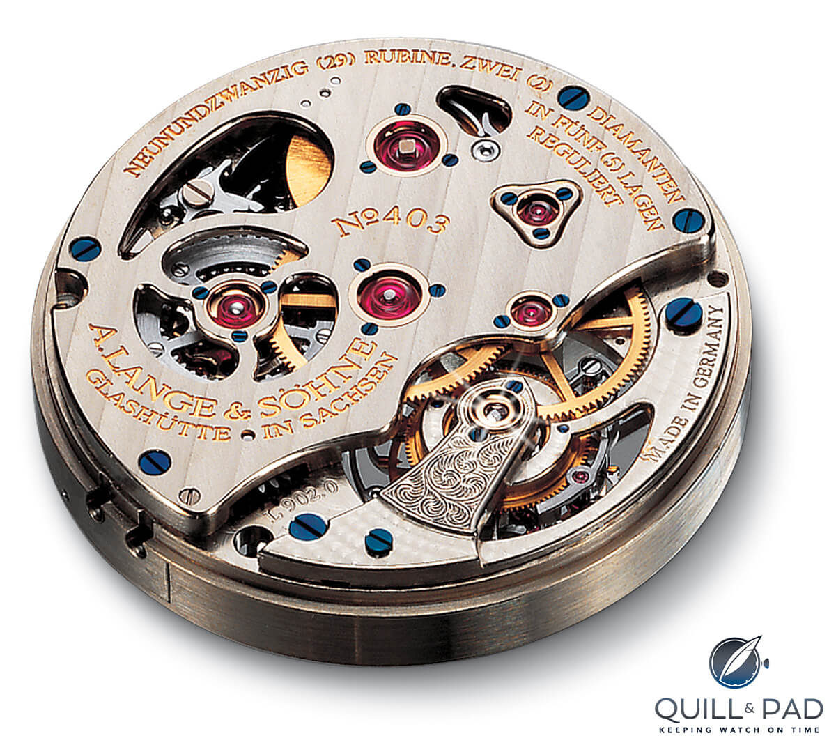 Caliber L902.0 of the A. Lange & Söhne Tourbillon Pour le Mérite