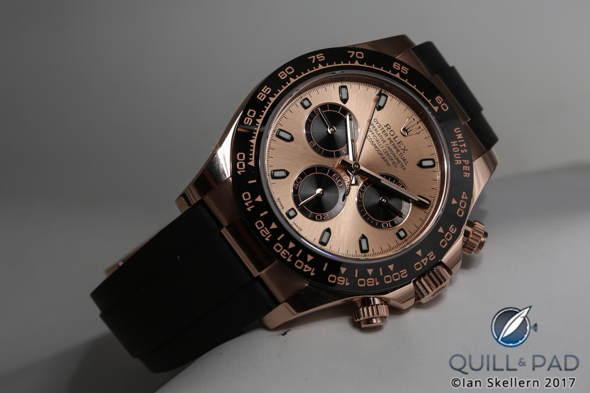 Rolex Daytona on rubber strap