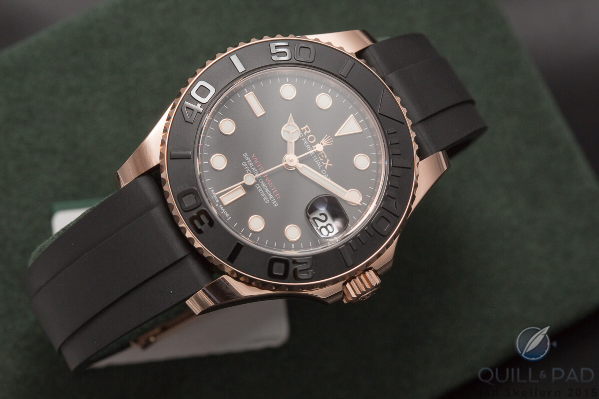 Rolex Yacht-Master on rubber strap