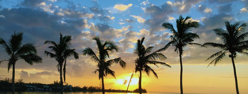 With the very changeable weather in Bermuda come spectacular sunsets at times
