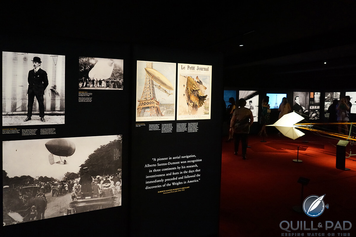 Display at the 'Cartier in Motion' exhibition at the London Design Museum