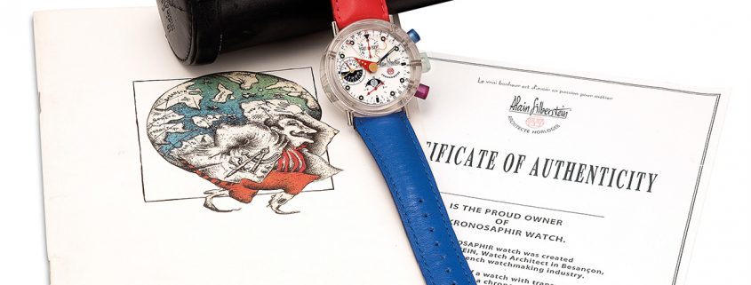 Lot 1016: Alain Silberstein Chrono Saphir