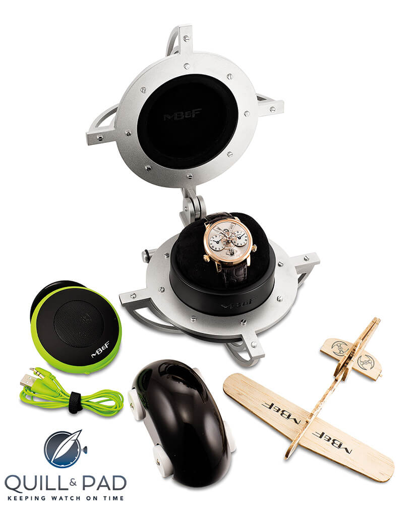 Lot 1025: MB&F LM1 with MB&F paraphernalia