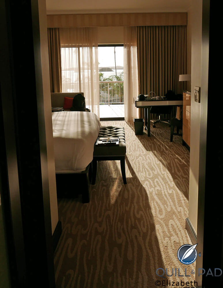 The signature room with balcony at the Hamilton Princess & Beach Club in Bermuda