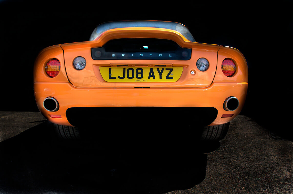 Muscular back of the Bristol Fighter