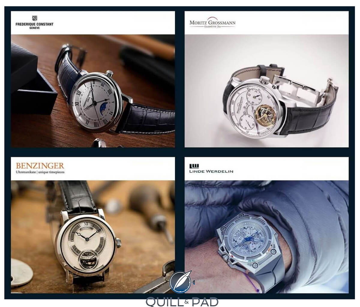 Chrono24 Boutique brands include Benzinger, Moritz Grossmann, Linde Werdelin and Frédérique Constant (more are sure to follow)