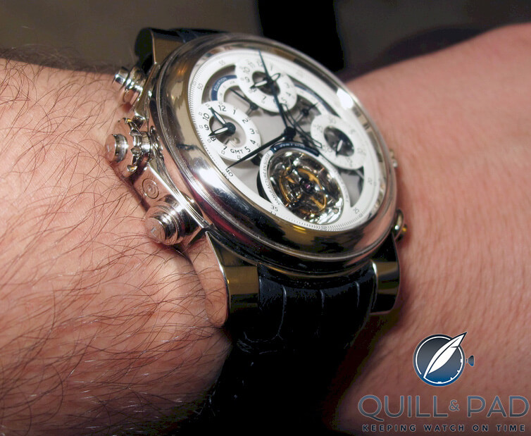 Dominique Loiseau's 1f4 on the wrist
