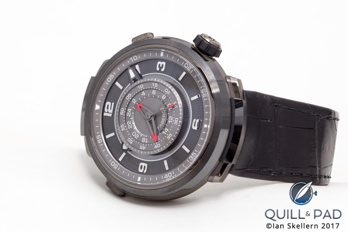Fabergé Visionnaire Chronograph in ceramic/titanium