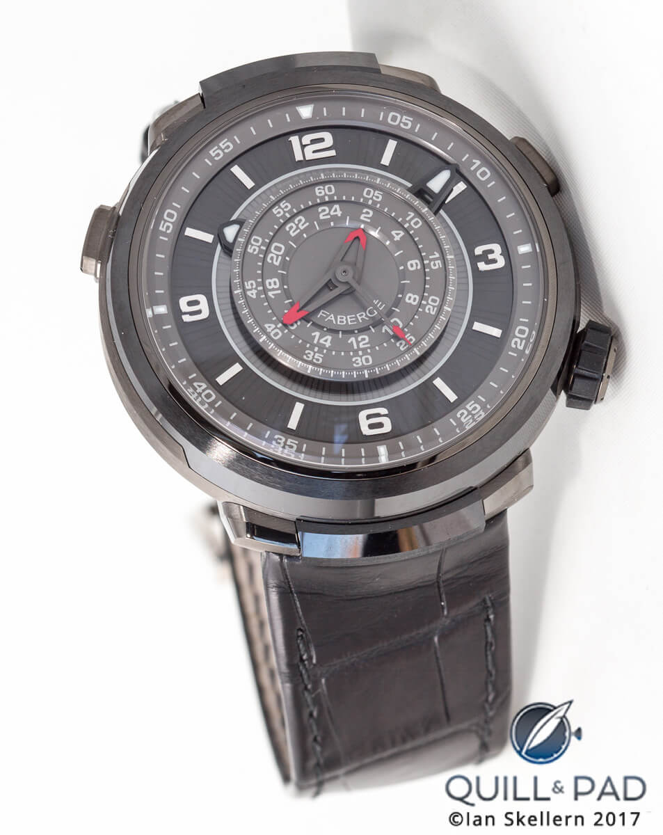 Fabergé Visionnaire Chronograph in ceramic/titanium