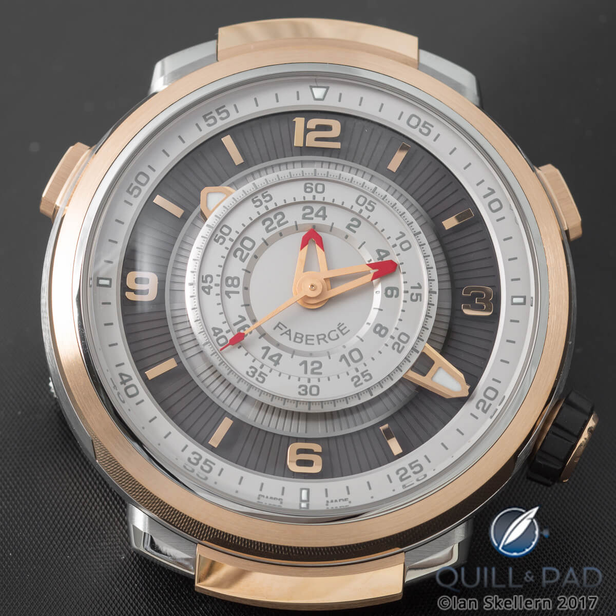 Fabergé Visionnaire Chronograph in pink gold/titanium
