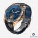 Montandon Windward in electro-stable bronze with blue dial